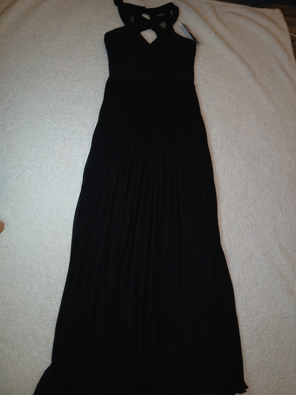 Ruby Rox Black Halter Maxi Dress - Women